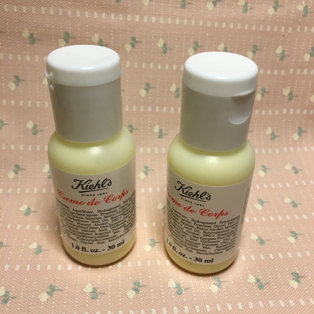 Kiehl’s bundle 2 mini moisturizers Creme de corps 30 ml each